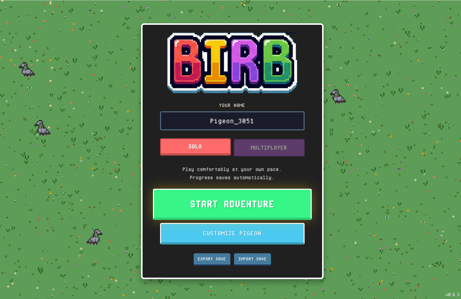 Birb Game