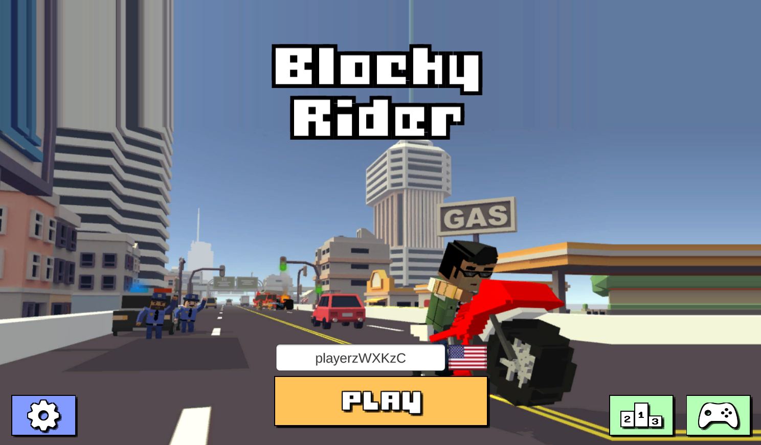 Blocky Rider Games