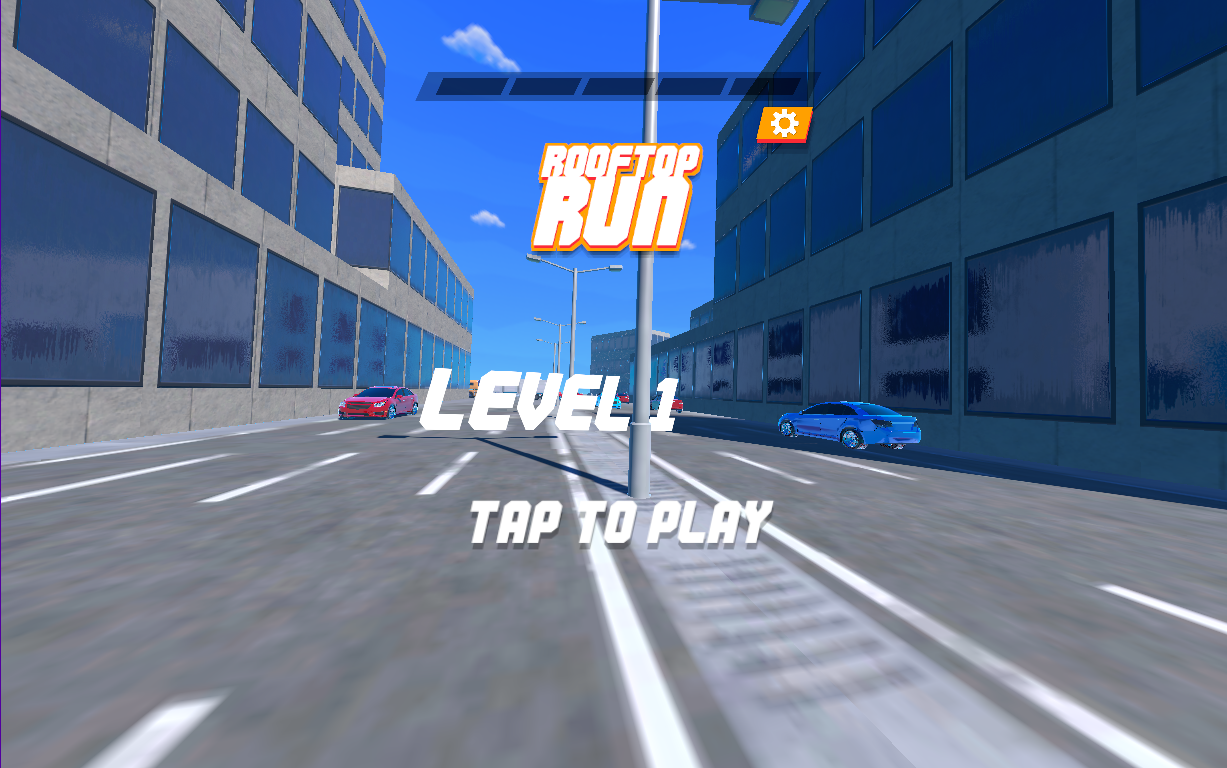Rooftop Run Game Screenshot
